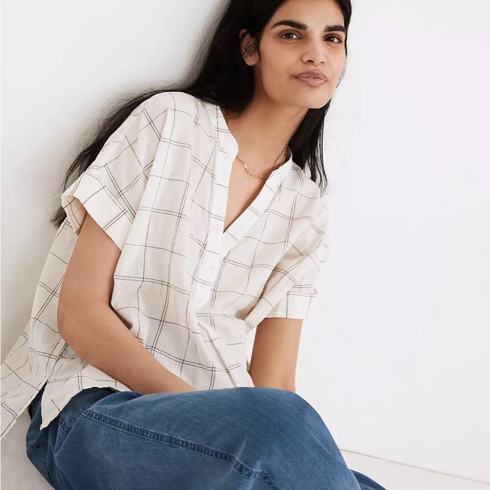Lakeline Popover Shirt in Windowpane